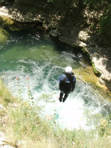 canyoning Fréjus/St raphaël, saut canyoning