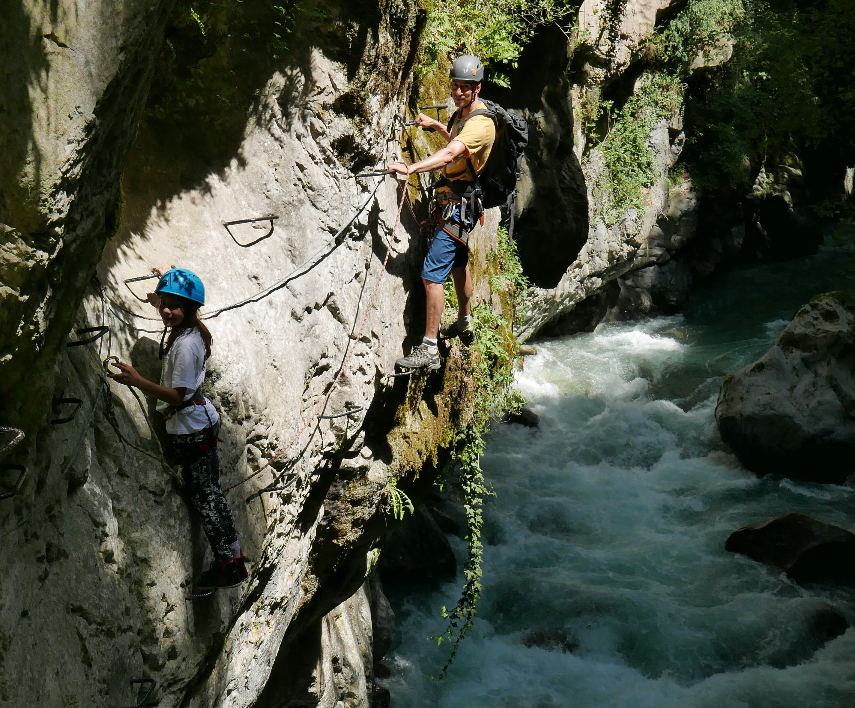 via ferrata et canyon dans la Vésubie