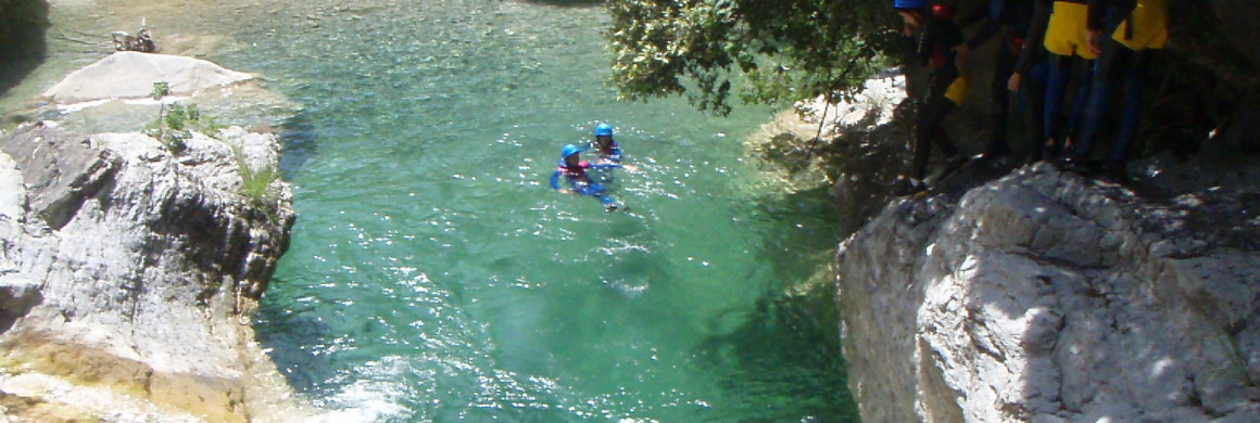 canyoning dans le Var