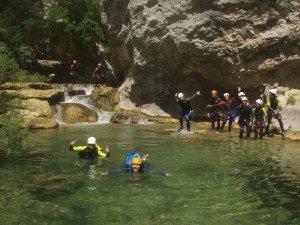 canyoning de la Siagne de la pare