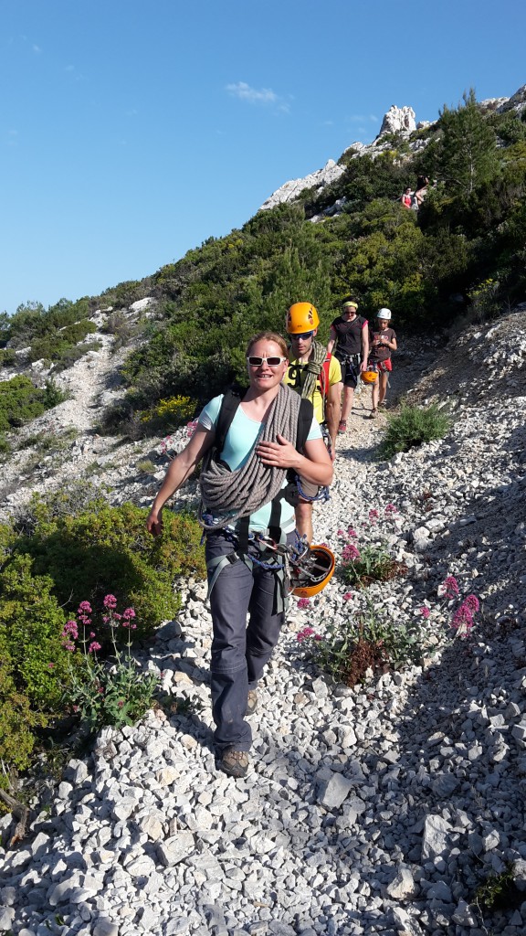 Retour par le sentier d'accès au col de Lui d'Ai