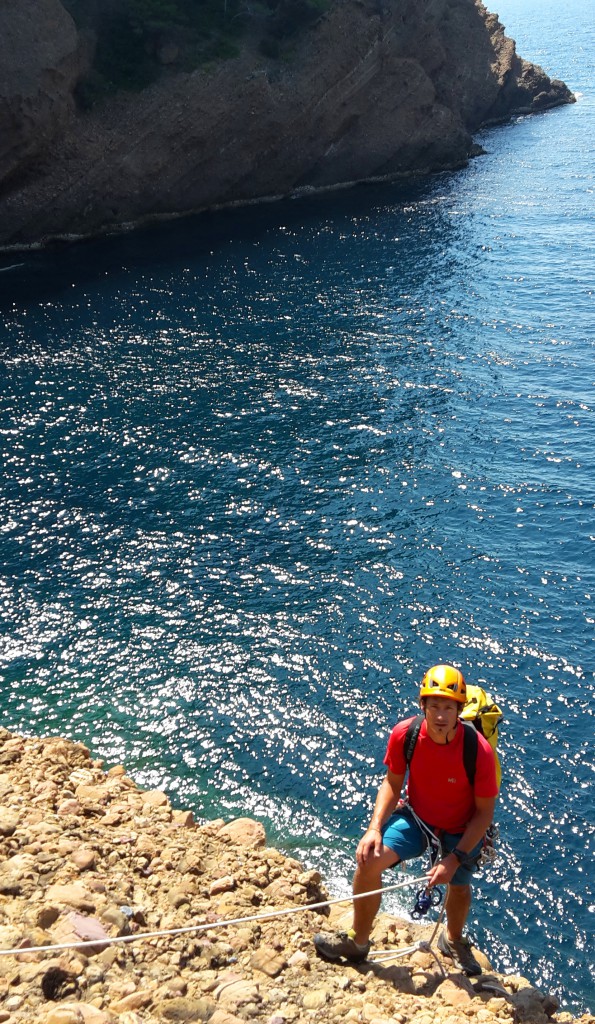 Via cordata dans les calanques de La Ciotat