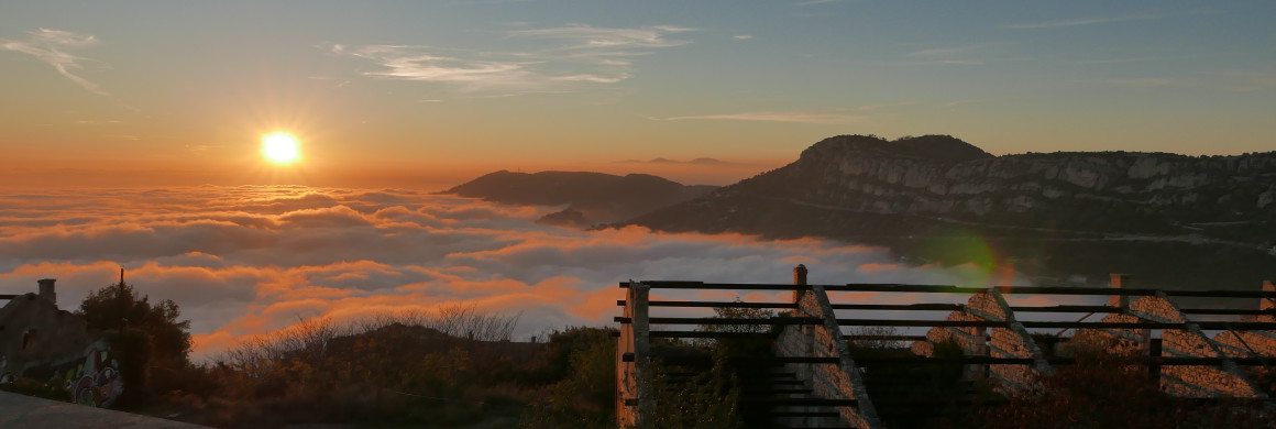 coucher de soleil sur la côte