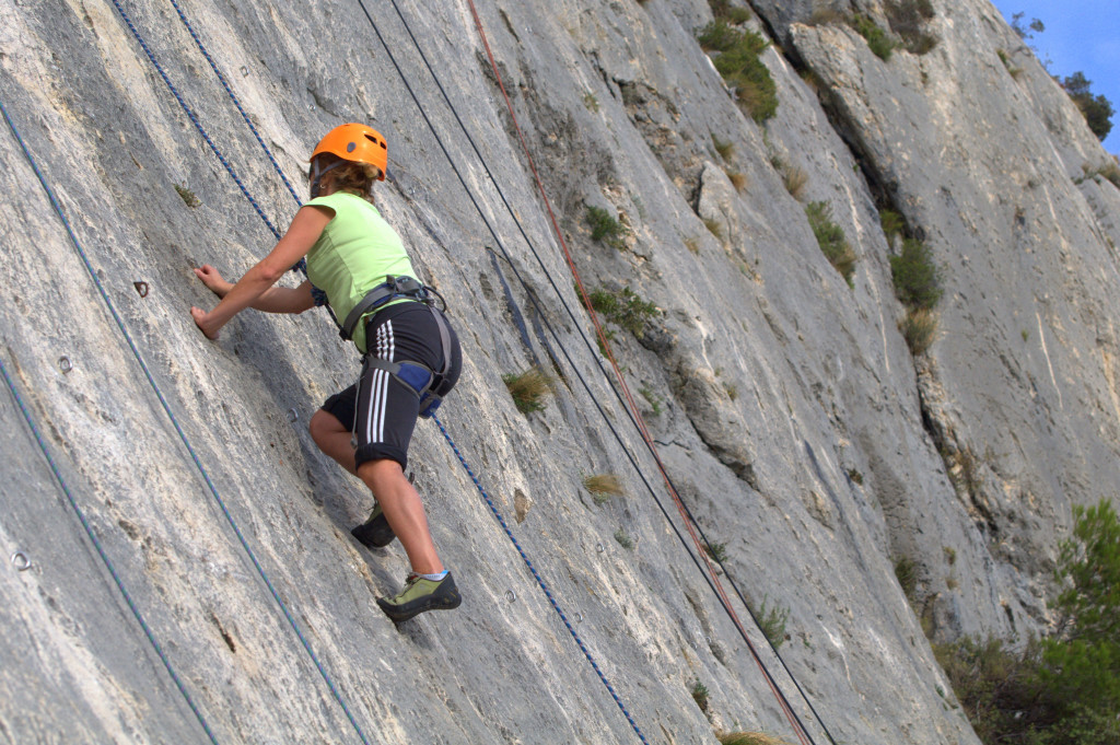 escalade sur Sainte Victoire