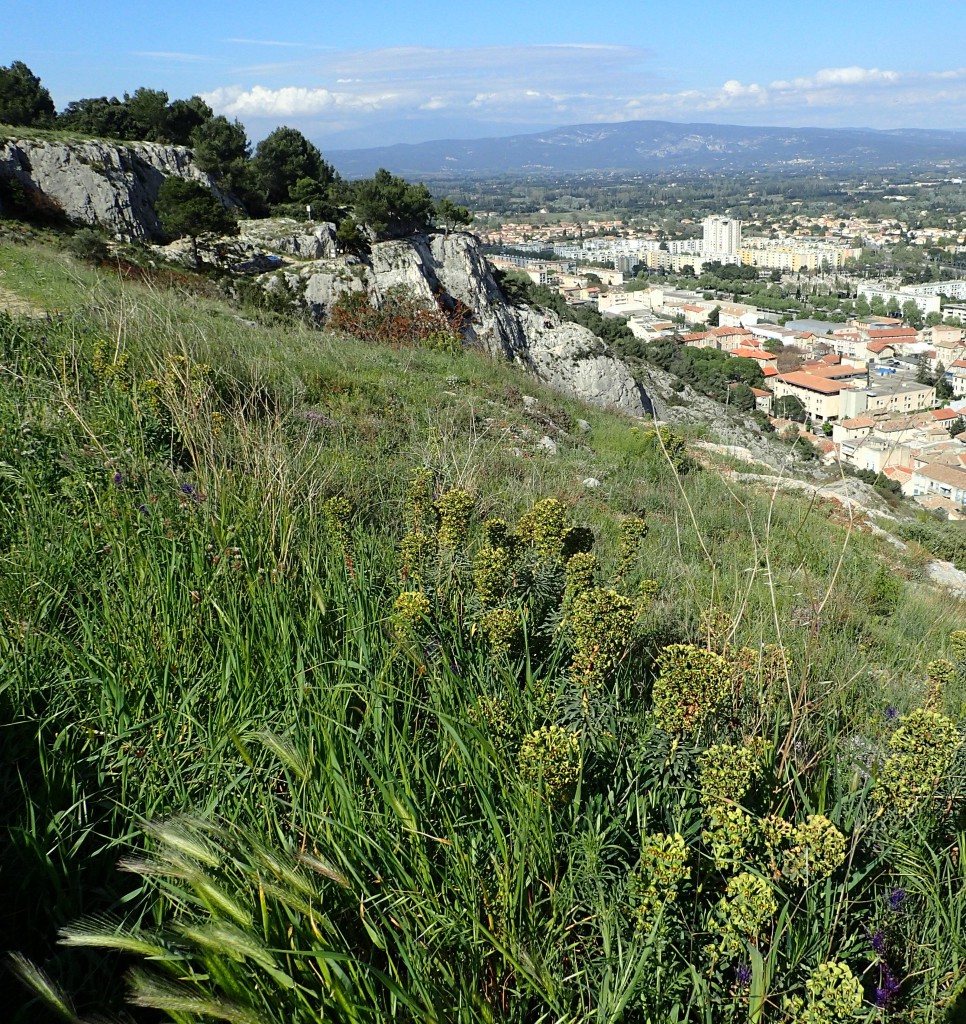 départ de la via ferrata de cavaillon