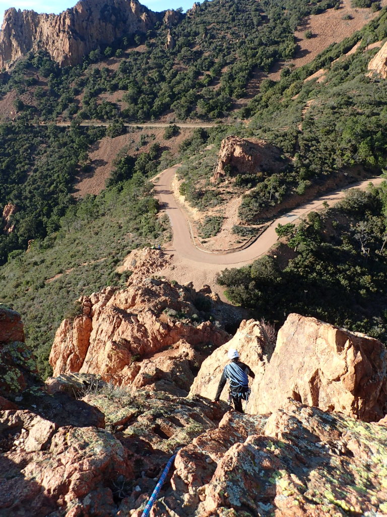 escalade dans l'estérel