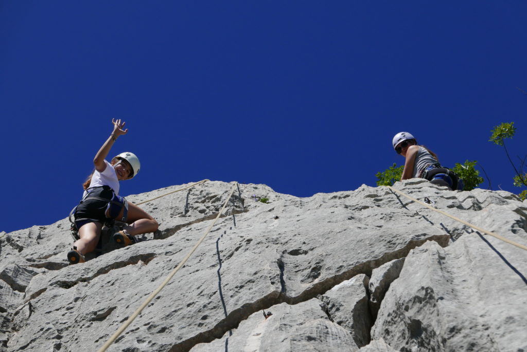 cours d'escalade avec un moniteur à Monaco et Nice