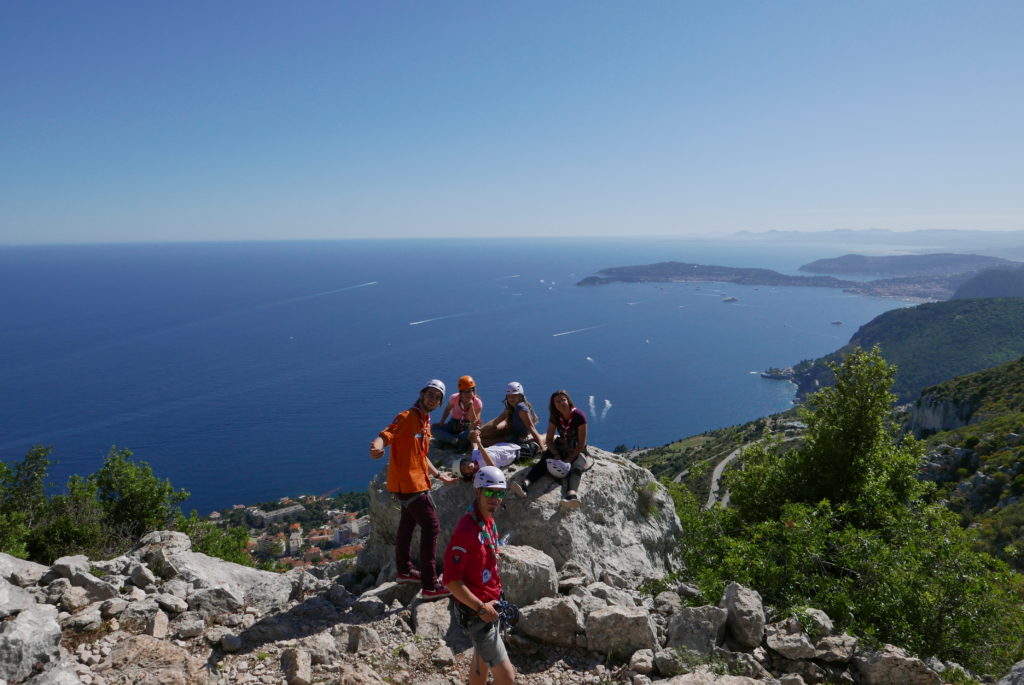 groupe escalade à Monaco