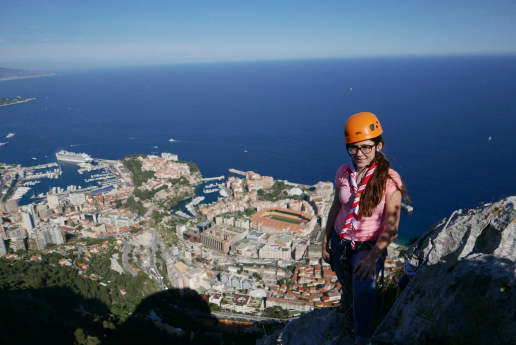 rappel escalade Monaco