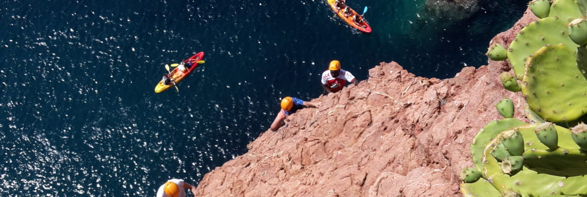 escalade et kayak à saint raphael