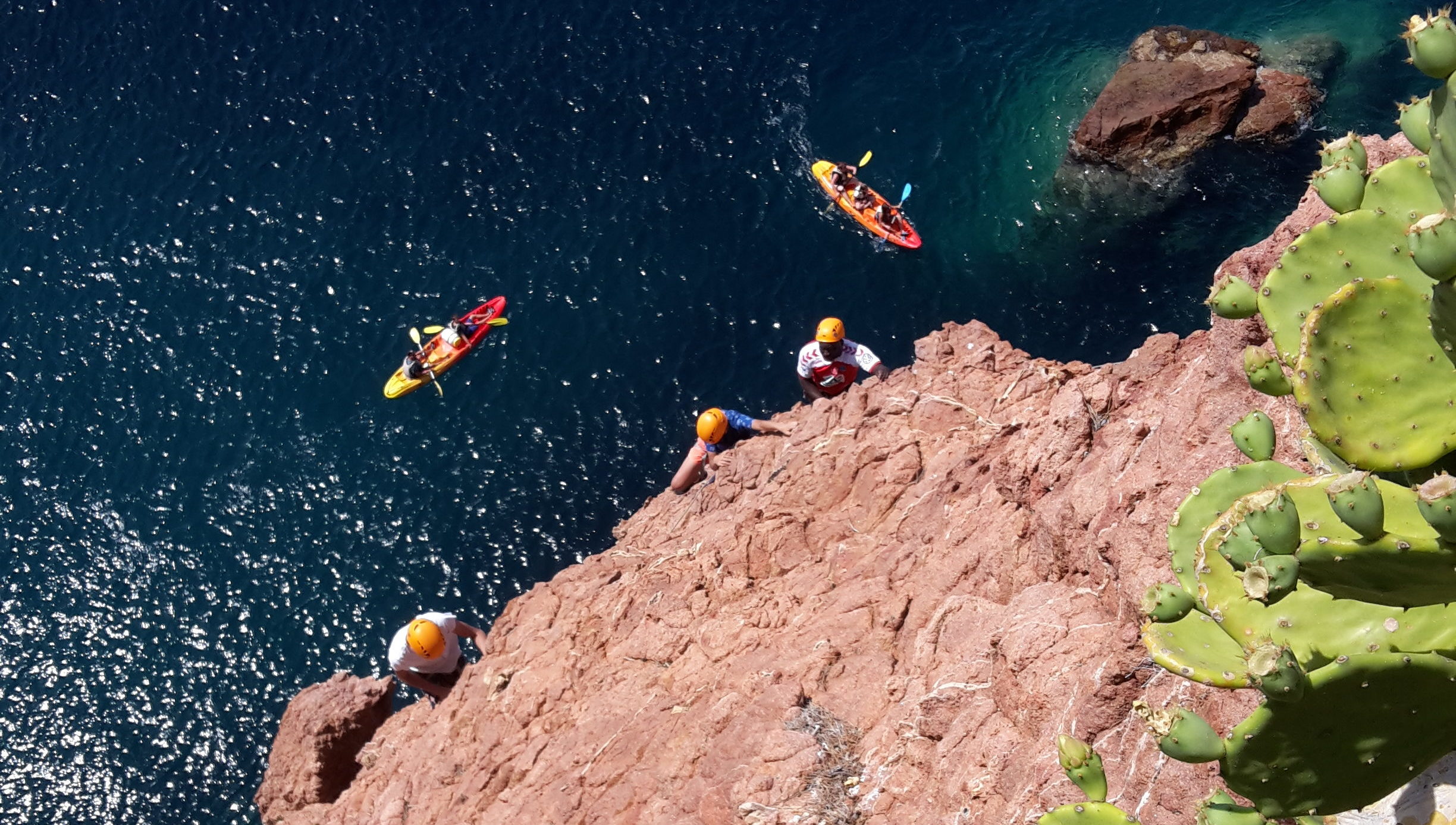 escalade et kayak à saint raphael