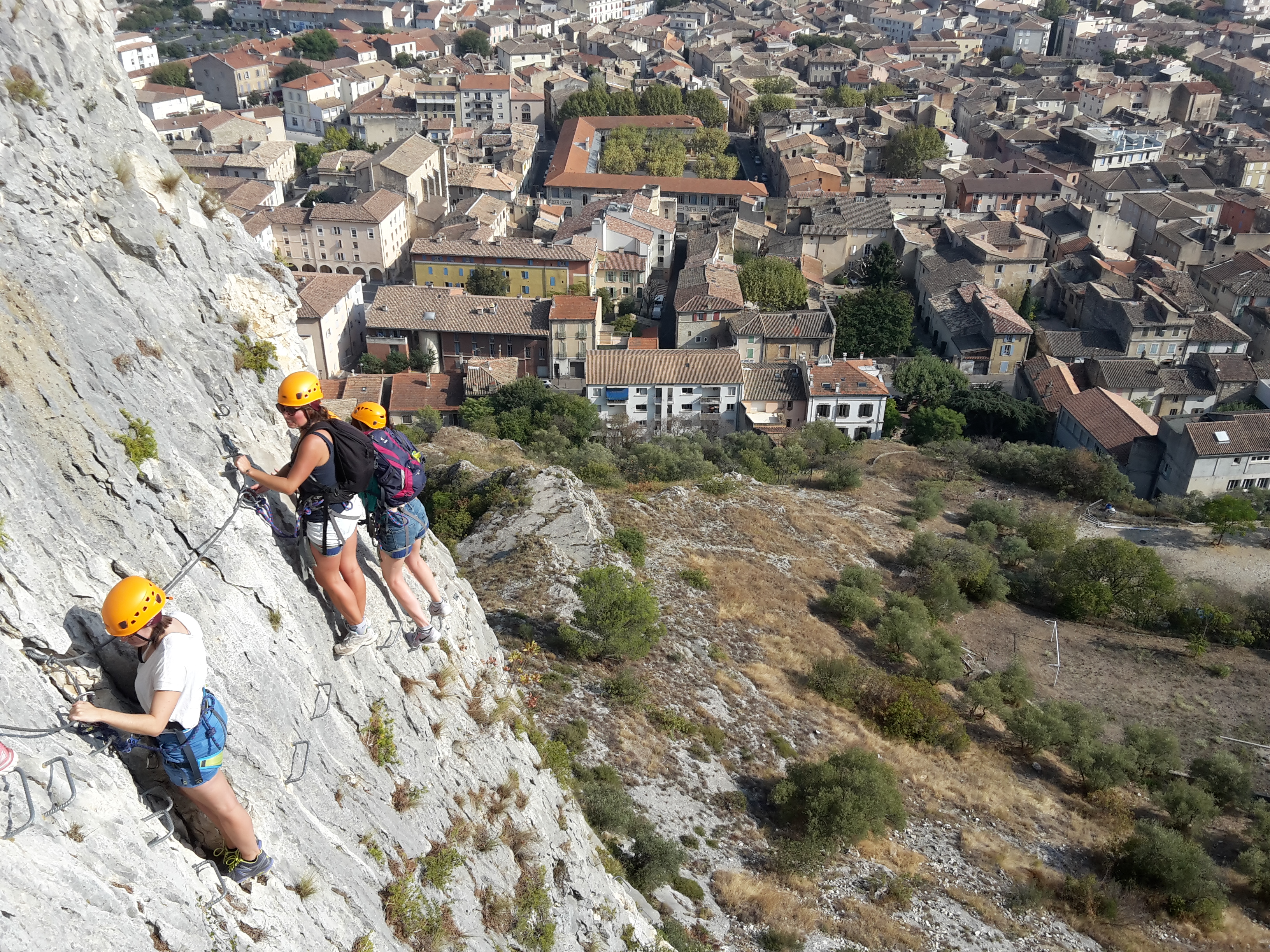 Via ferrata près d'Aix en Provence