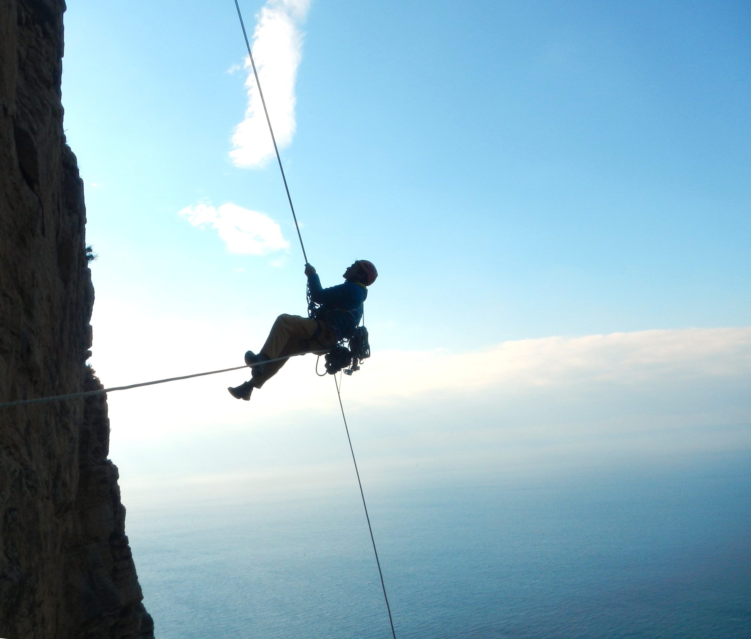 via cordata cassis + descente en rappel